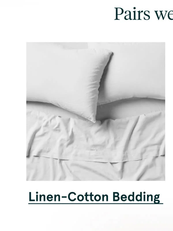 Linen-Cotton Bedding