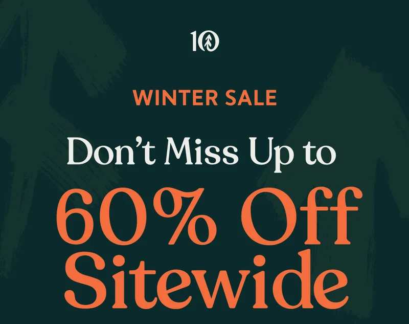 Winter Sale. Don't Miss Up to 60% Off Sitewide
