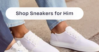 Shop Sneakers for Him Button - Image