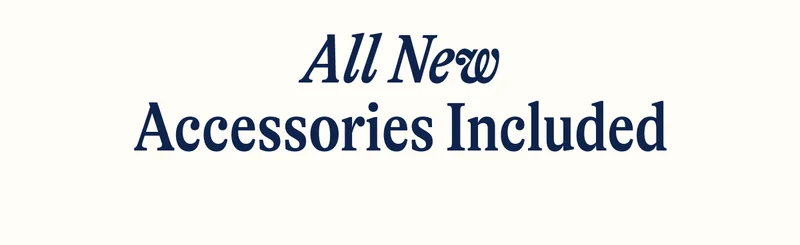 All New Accesories Included