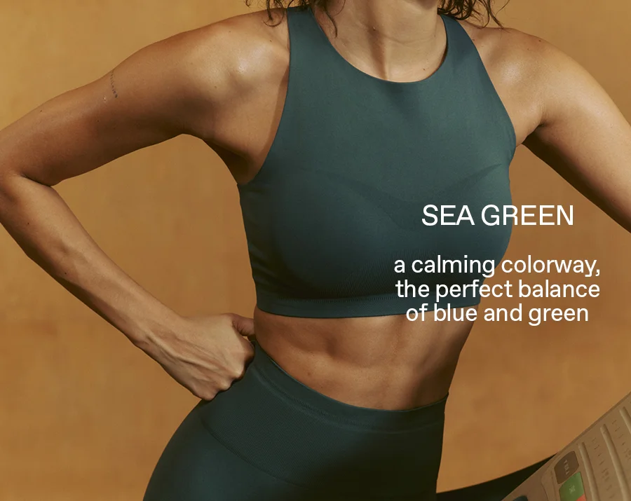 Sea Green: A calming colorway, the perfect balance of blue and green