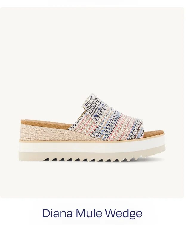 Diana Mule Wedge Sandal