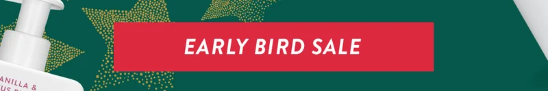 Early Bird Sale