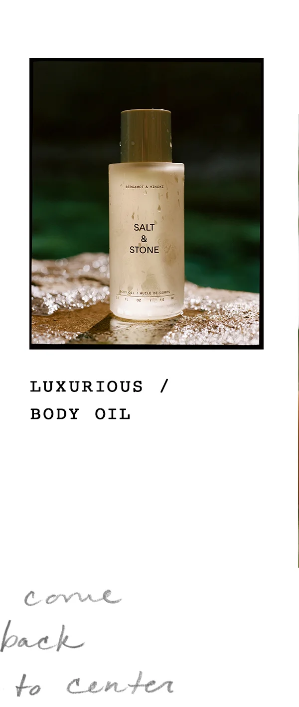 luxurious body oil