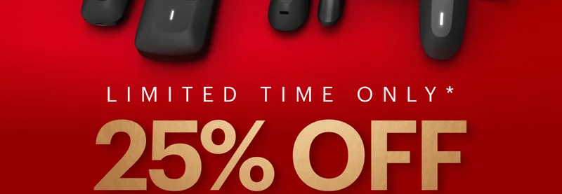 Limited time only* 25% OFF