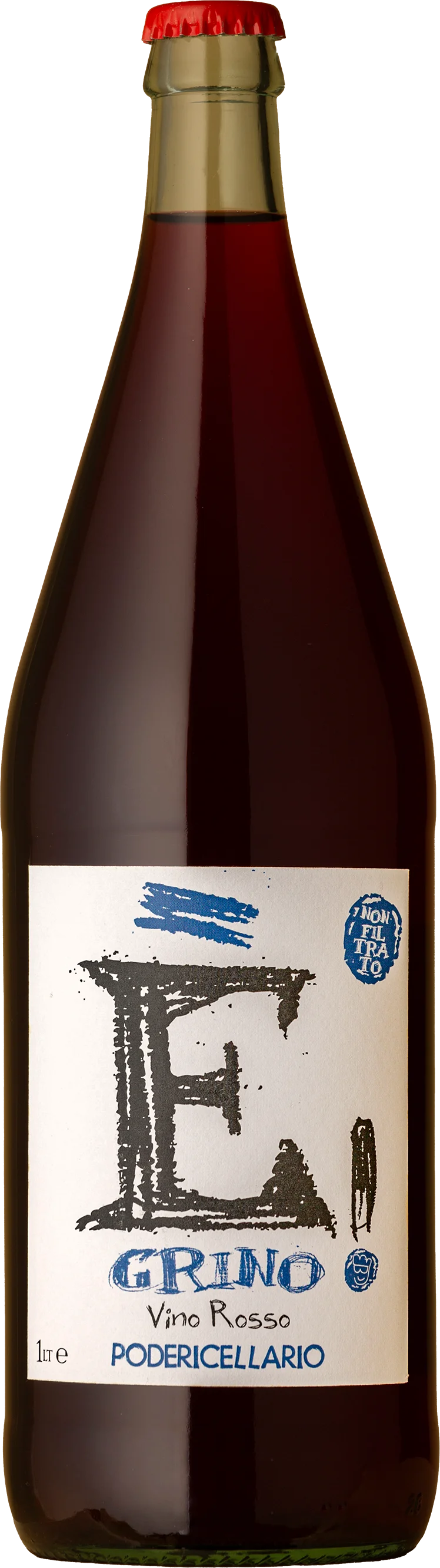 Image of Poderi Cellario - E'Grino Rosso Grignolino 2022 1000mL