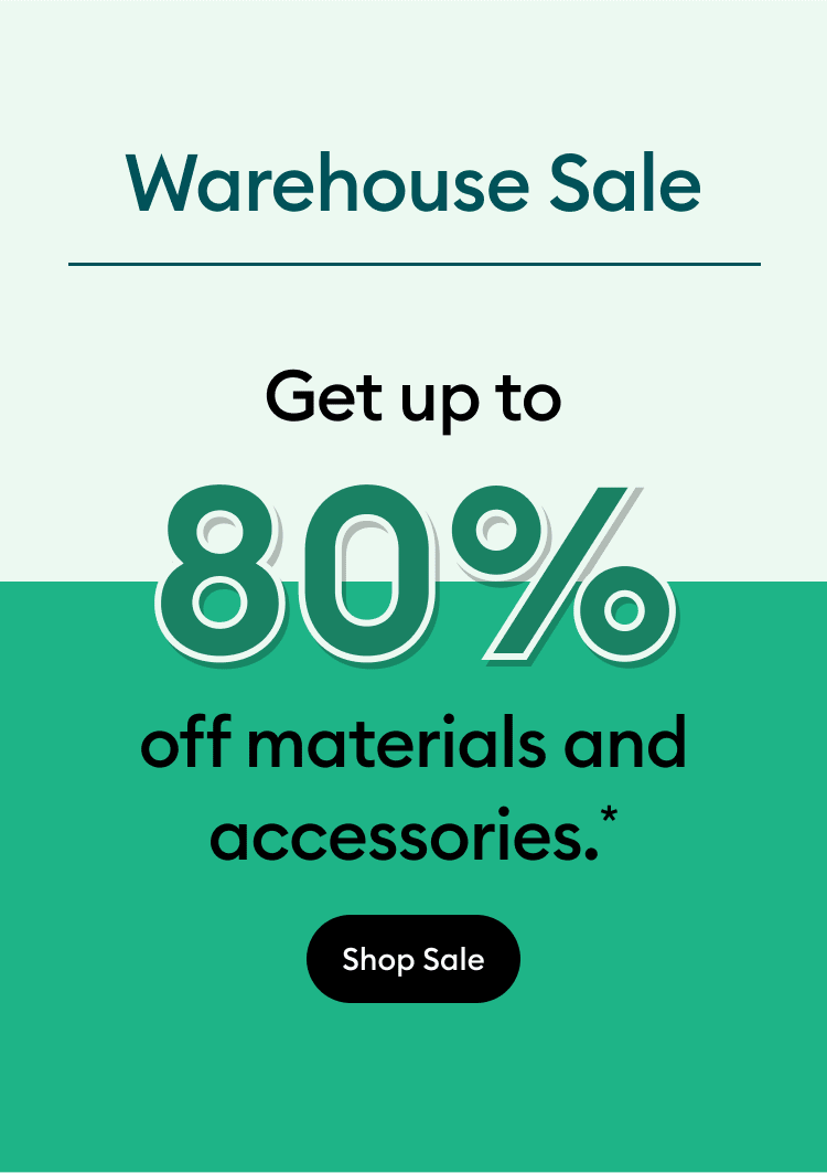 warehouse sale.