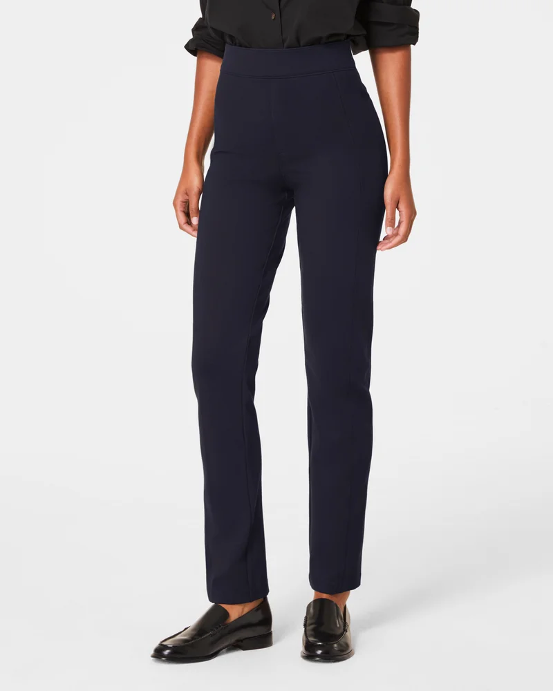 Image of Spanx Women's SPANXsmooth PerfectFit Ponte Slim Straight Pant