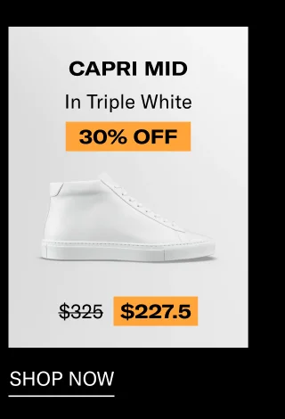 Capri Mid in Triple White-30% Off-Shop Now