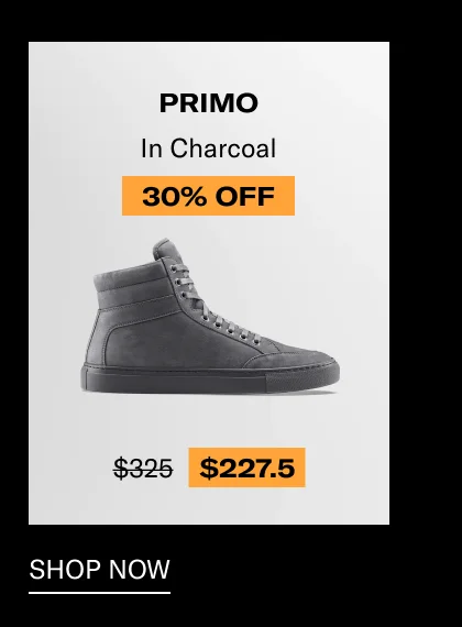 Primo in Charcoal-30% off-Shop Now