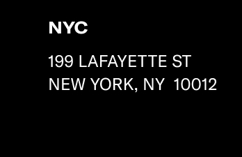 NYC-199 Lafayette St-New Yor-NY 10012
