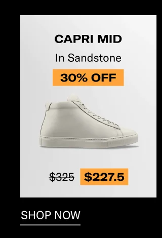 Capri Mid in Sandstone-30% Off- Shop Now