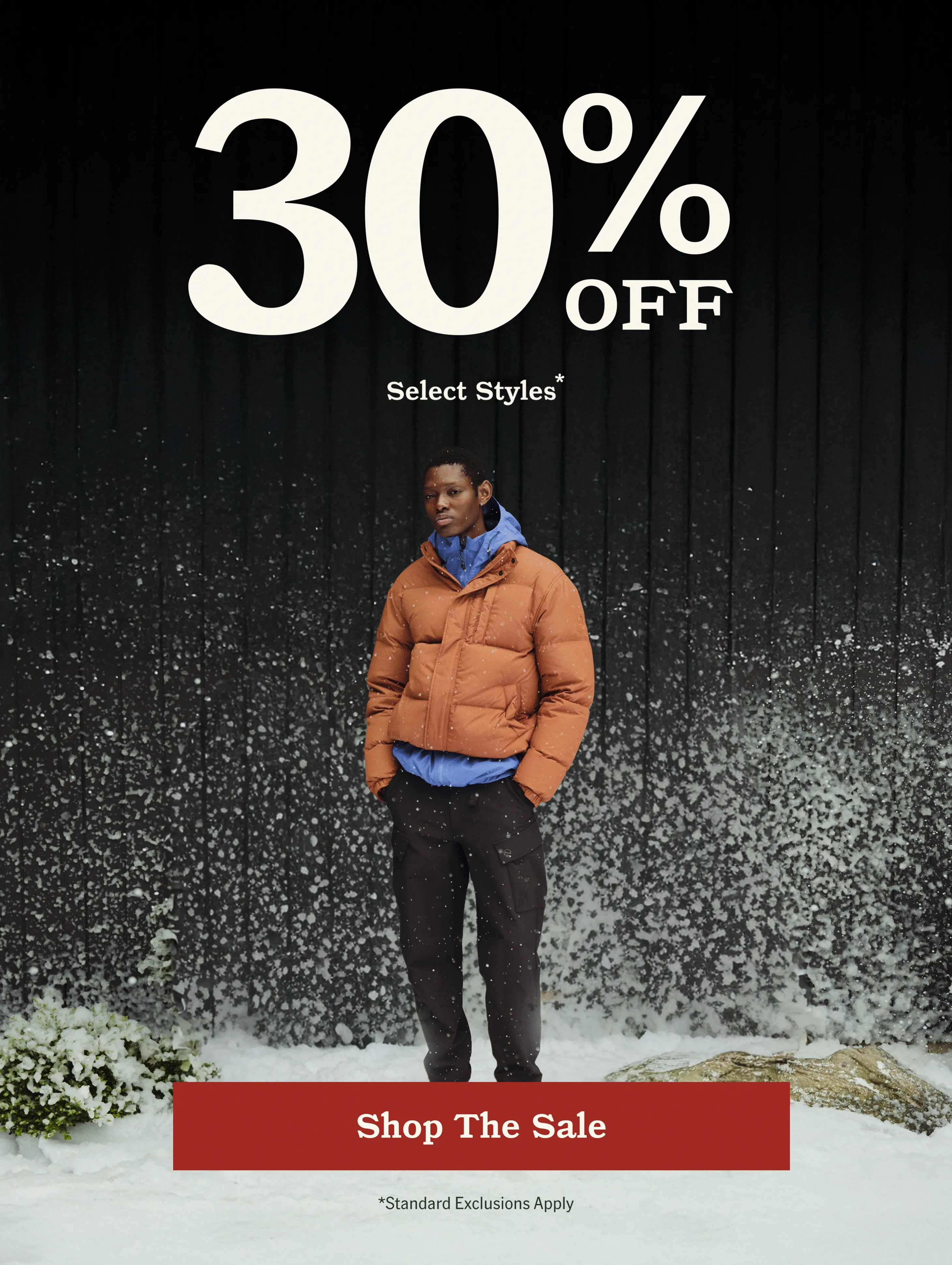 30% Off Select Styles*