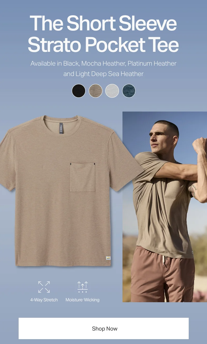 The Short Sleeve Strato Pocket Tee