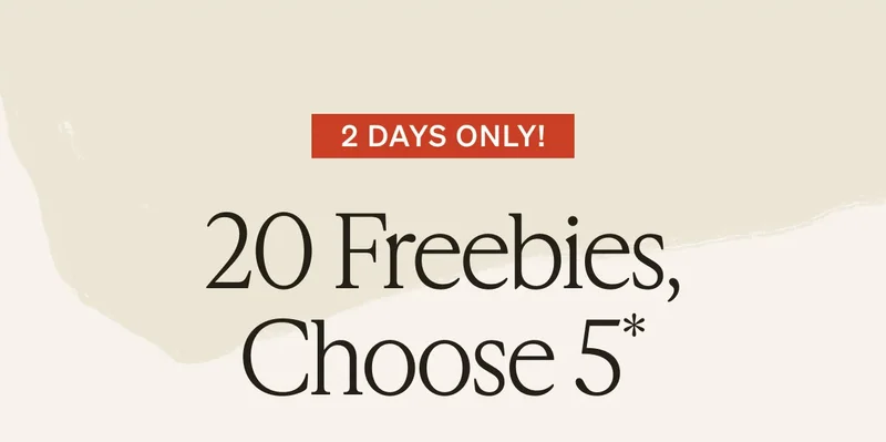 5 Freebies, 50% Off Cards, Up to 50% Off Almost Everything, 50% Off Photo Book Pages, Covers & More