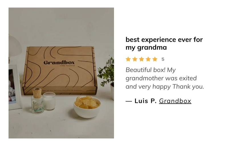 Grandbox for grandparents