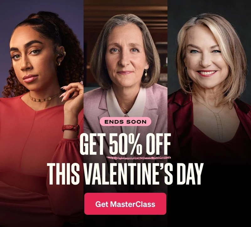 Ends soon - GET 50% OFF THIS VALENTINE’S DAY - Get MasterClass