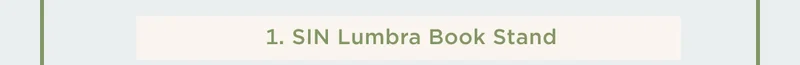 SIN Lumbra Book Stand SIN Lumbra Book Stand