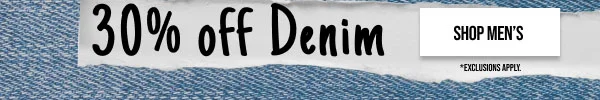 30% off Denim Shop Men's