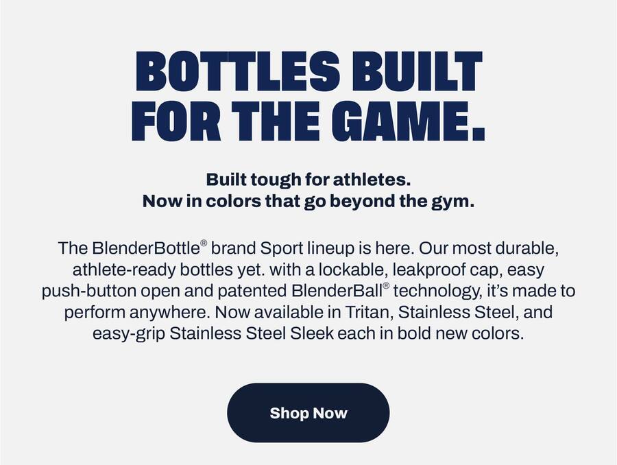 Find the right Sport shaker for you
