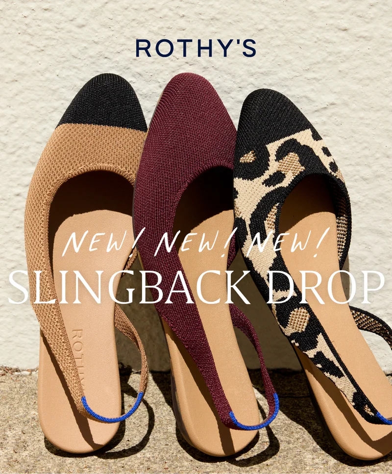 NEW! NEW! NEW! SLINGBACK DROP NEW! NEW! NEW! SLINGBACK DROP