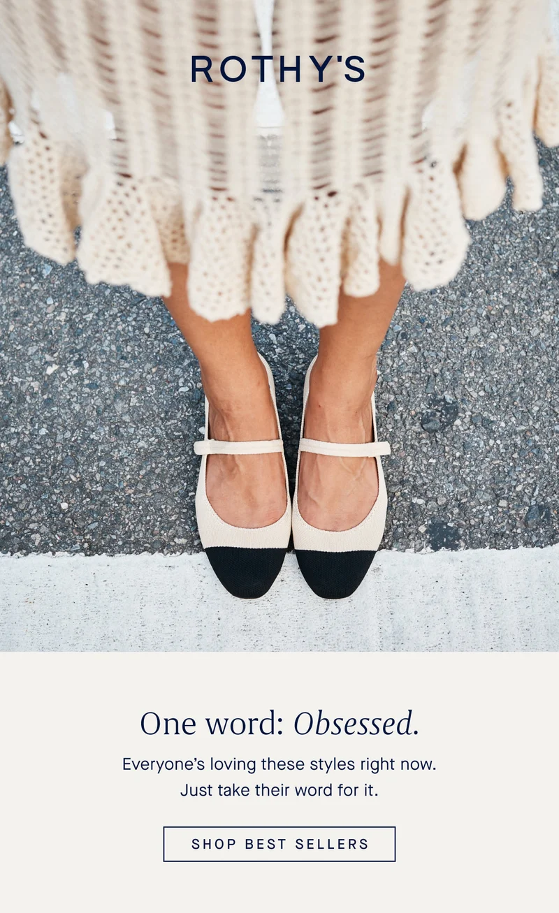 One word: Obsessed. Everyone’s loving these styles right now. Just take their word for it. SHOP BEST SELLERS