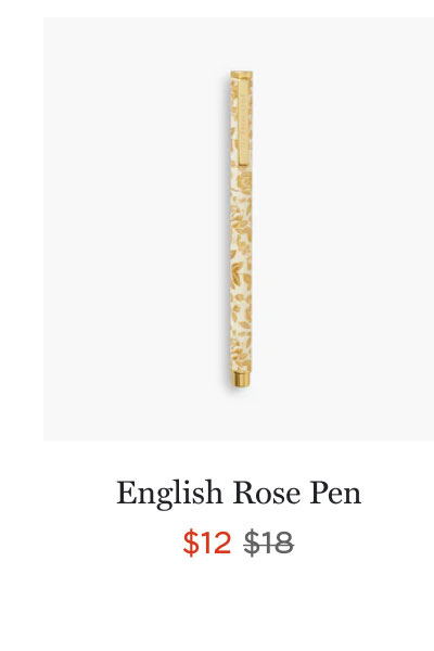 English Rose Pen $12