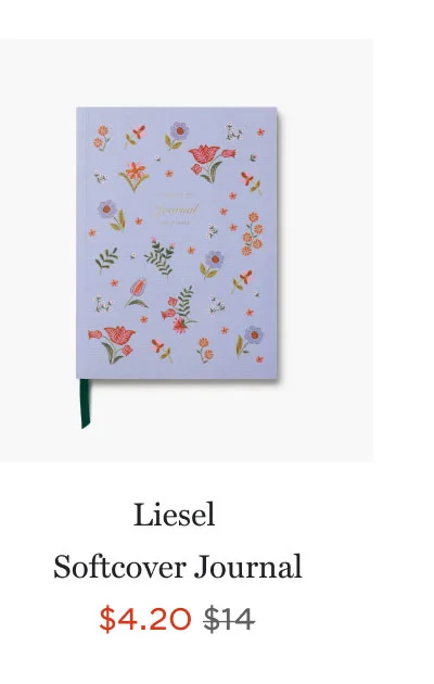 Liesel  Softcover Journal $4.20