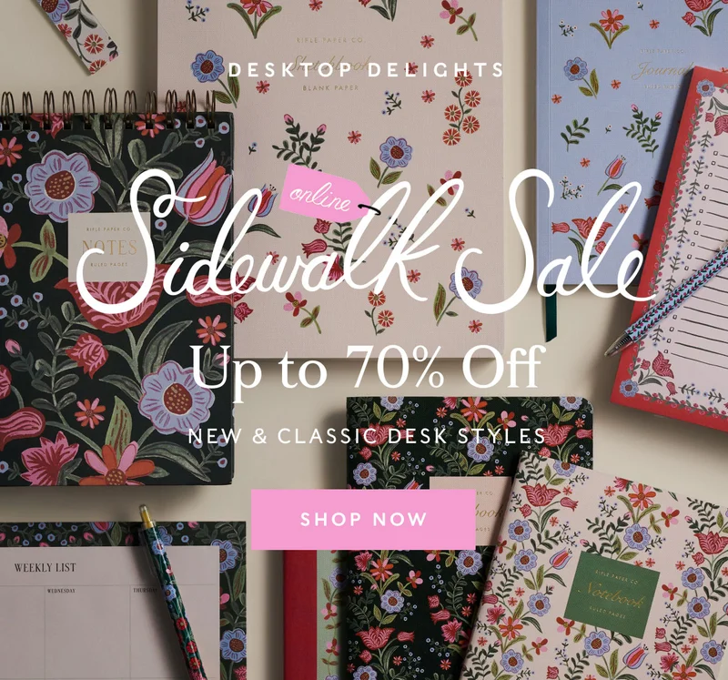 Desktop delights Up to 70% Off NEW & CLASSIC DESK STYLES SHOP NOW