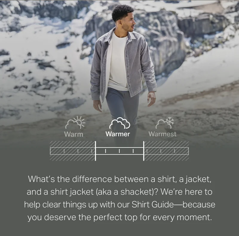 What's the difference between a shirt, a jacket, and a shirt jacket (aka a shacket)?