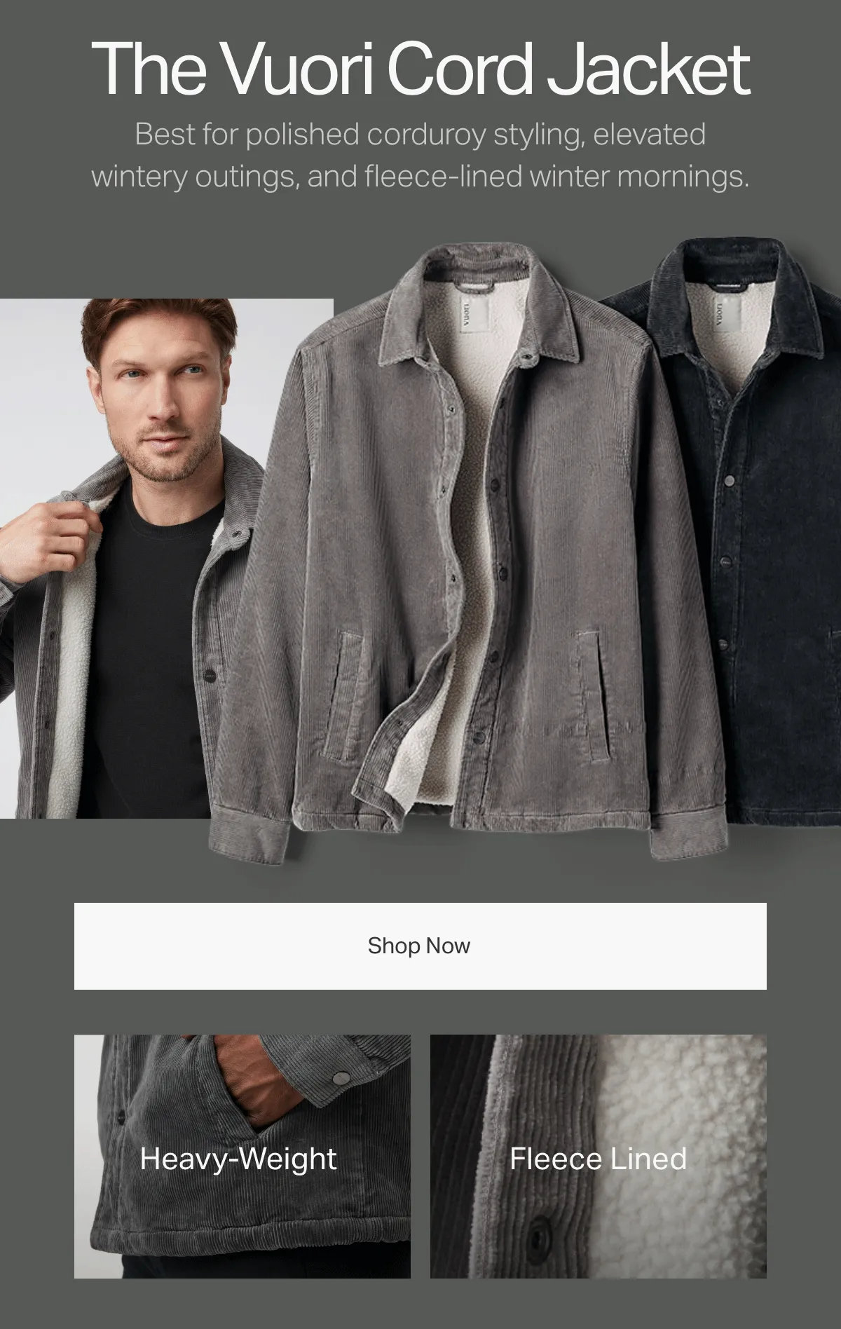 The Vuori Cord Jacket