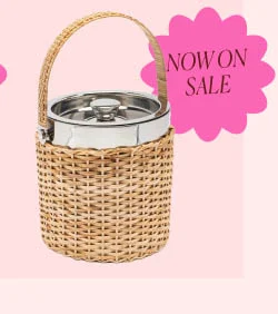 Rattan Ice Bucket - Now on Sale