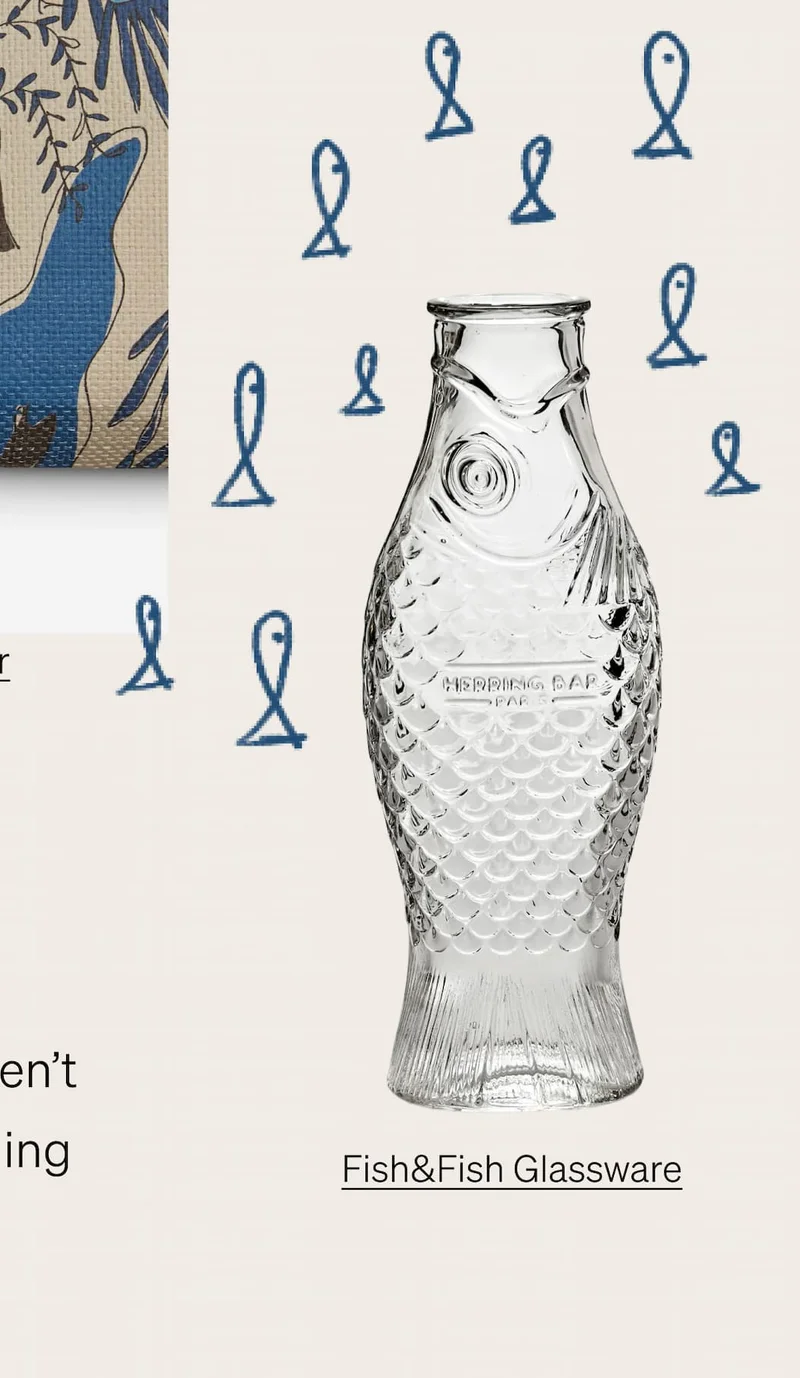 Shop Fish&Fish Glassware