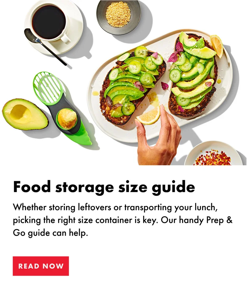 Food storage size guide | Read Now