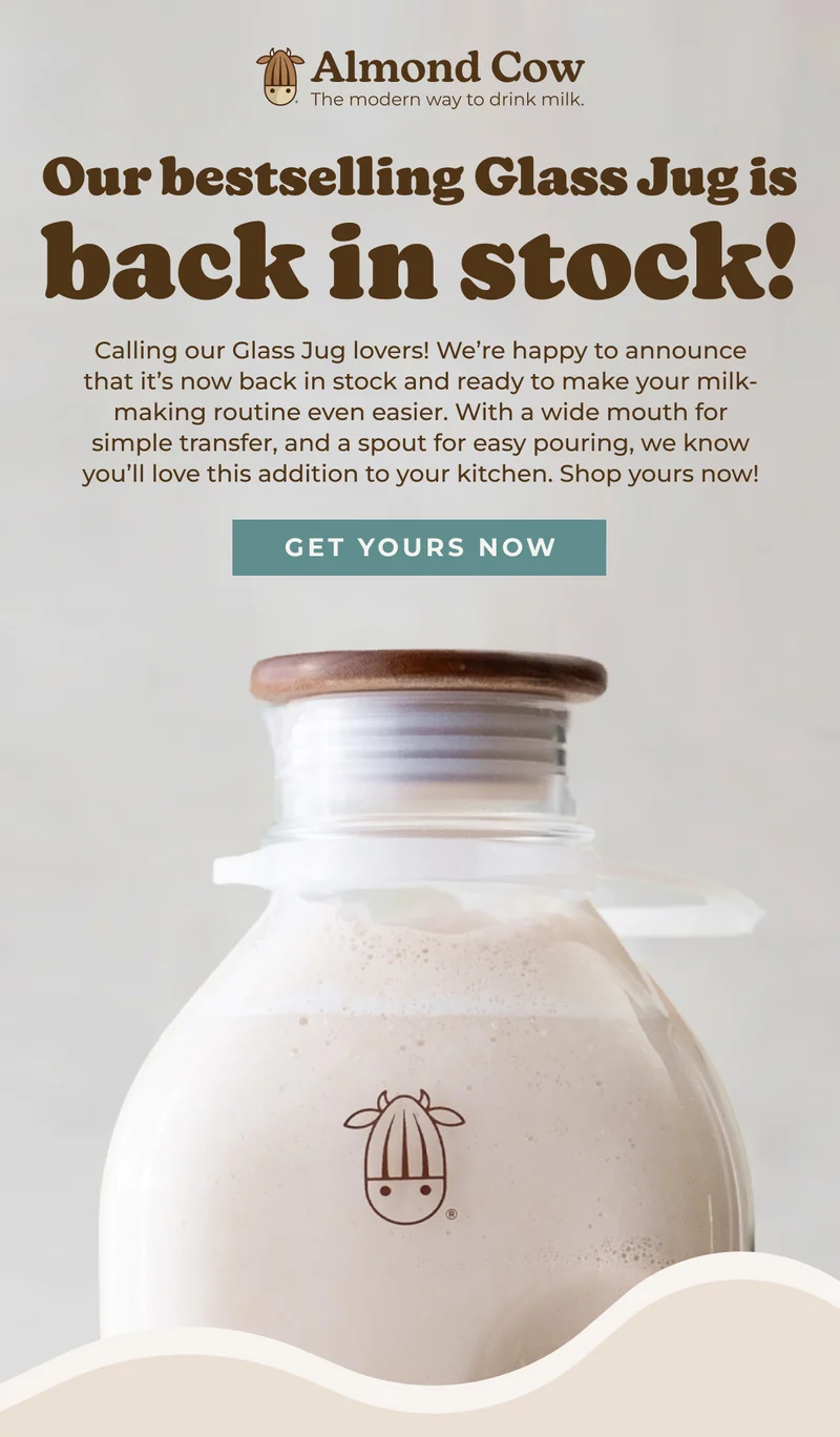 Our Glass Jug is back in stock!