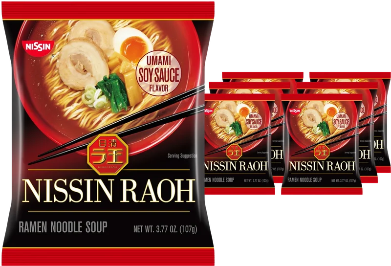 Image of Nissin Umami Tonkotsu Raoh Ramen Noodle Soup (6 Pack)