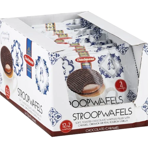 Image of Daelman's Chocolate Caramel Stroopwafels Duo (12 Pack)