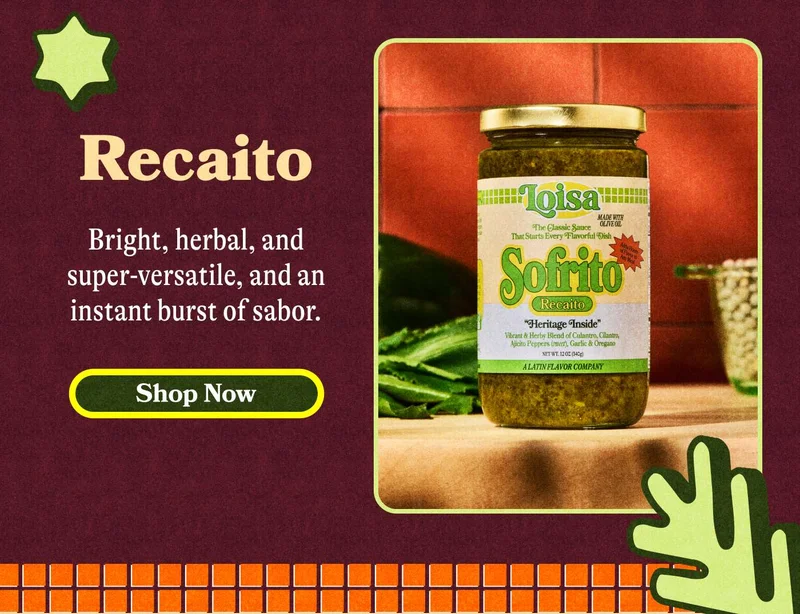 Recaito Bright, herbal, and super-versatile, and an instant burst of sabor. SHOP NOW