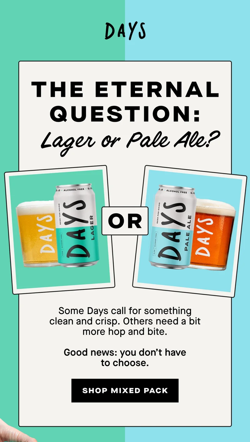 The eternal question: Lager or Pale Ale? Some Days call for something clean and crisp. Others need a bit more hop and bite.  Good news: you don’t have to choose.