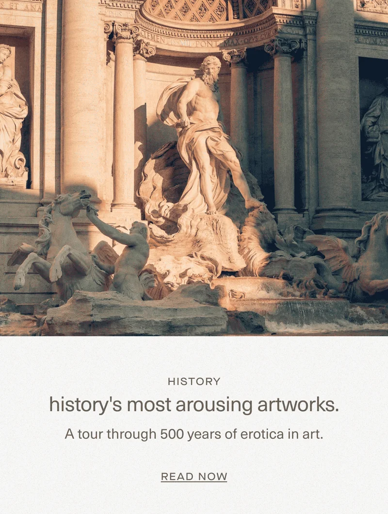 History's most arousing artworks.