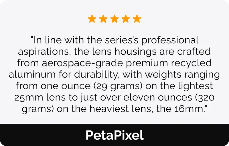 PetaPixel about Cinema Series
