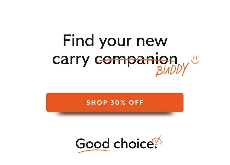 Find your new carry companion. Shop 30% off