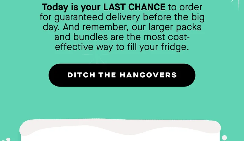 Ditch the hangovers