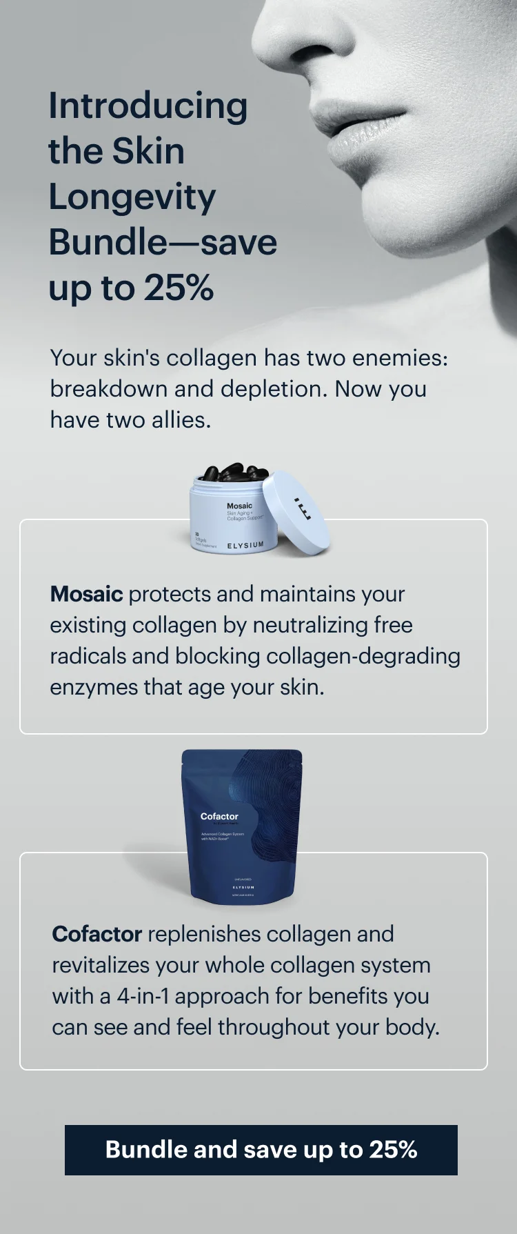 Introducing the Skin Longevity Bundle—save up to 25% | Save up to 25%