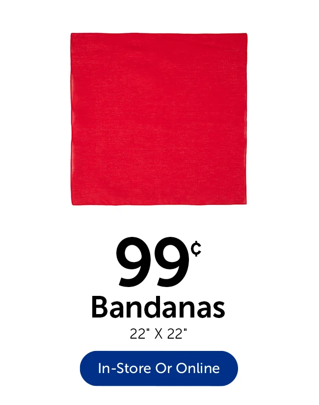 99¢ Bandanas