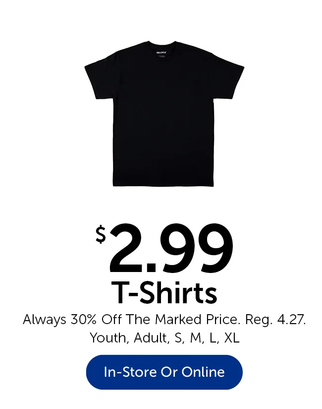 $2.99 T-Shirts