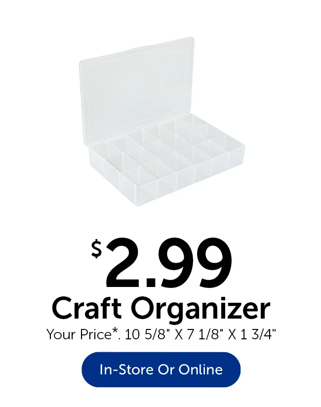 $2.99 Craft Organizer