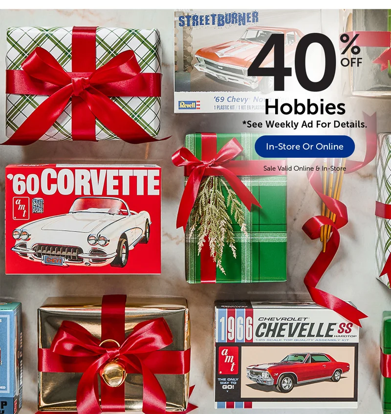 40% Off Hobbies - Puzzles & Boxed Model Kits
