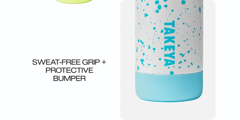 Sweat-Free Grip + Protective Bumper | No-slip grip and a durable base bumper that stands up to drops