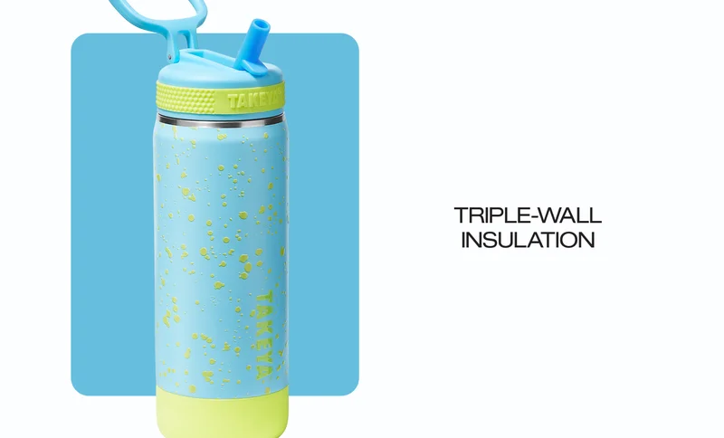 Triple-Wall Insulation | Keeps drinks colder for longer with durable triple-layer insulation technology